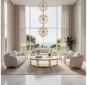 Scotts Square Light Champagne Occasional Table Set