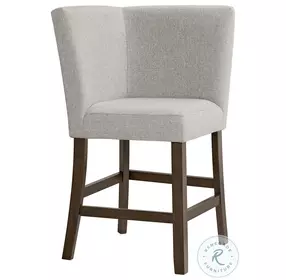 Hester Brown And Grey Corner Counter Bench