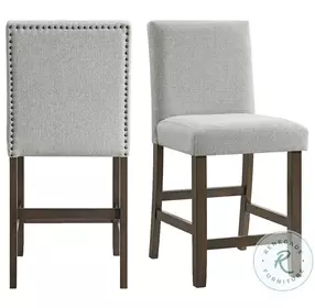 Hester Brown And Grey Counter Height Stool Set Of 2