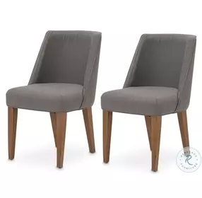 Brooklyn Walk Gray Side Chair Set of 2