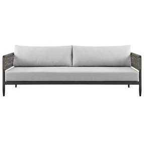 Alegria Light Gray 84" Outdoor Sofa