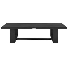 Alegria Black Outdoor Rectangular Cocktail Table