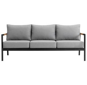Crown Dark Gray 78" Outdoor Sofa