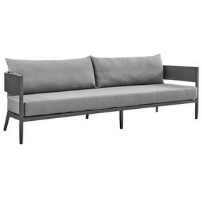 Menorca Dark Gray 94" Outdoor Sofa