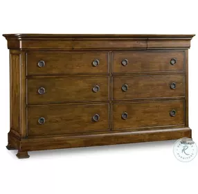 Archivist Dark Wood Nine Drawer Dresser