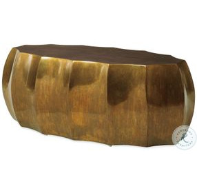 Emerge Antique Brass Cocktail Table