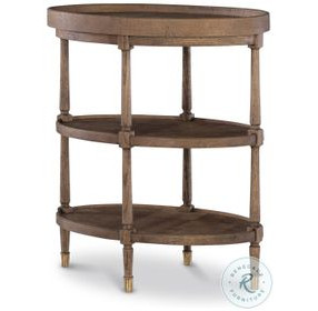 Andrews Weathered Chairside Table