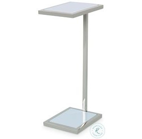 Sienna White Stone And Champagne Spot Table