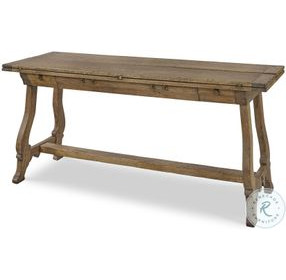 Manning Aged Natural Flip Console Table