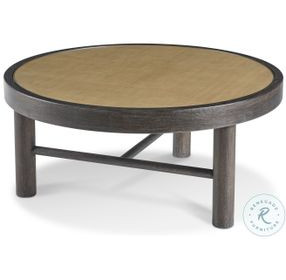 Aster Natural And Dark Stain Large Cocktail Table