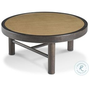 Aster Natural And Dark Stain Small Cocktail Table