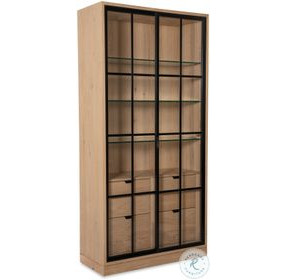 Open Sky Natural 86" Tall Display Cabinet