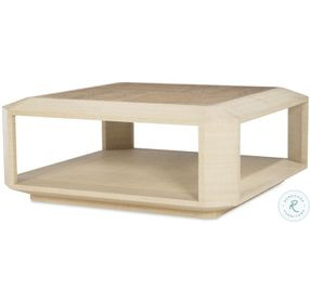 Randolph Cream And Natural Cocktail Table