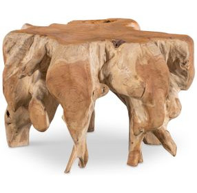 Hunter Natural Teak Root Accent Table