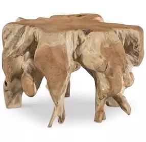 Hunter Natural Teak Root Accent Table