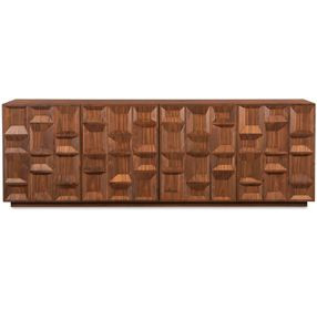 Grand Tour Furniture Brown 4 Door Glendale Credenza