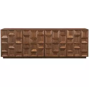 Grand Tour Furniture Brown 4 Door Glendale Credenza
