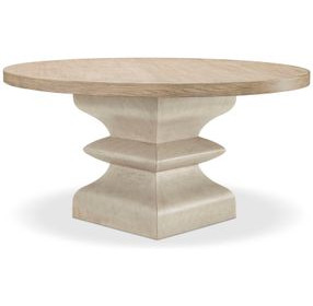 Santa Barbara Sandstone And Textured Cameo Round Dining Table