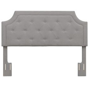 Alta Gray Upholstered Queen Headboard