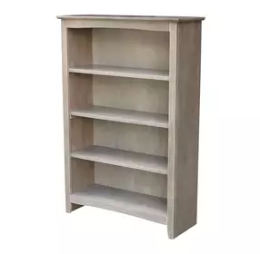 Home Accents Taupe Gray 48" Shaker Bookcase
