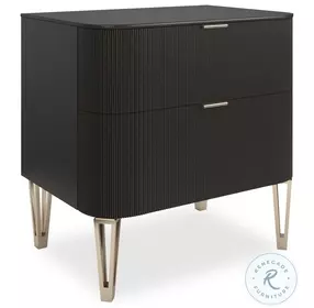 True Love Dark Chocolate 2 Drawer 26" Nightstand