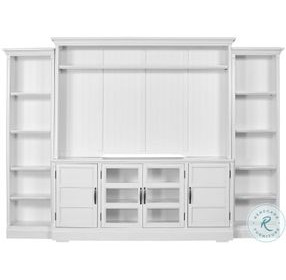 Oceancrest Effortless White Entertainment Wall