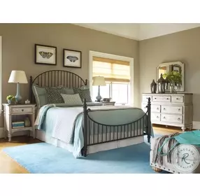 Weatherford Dark Gray Catlins Metal Poster Bedroom Set