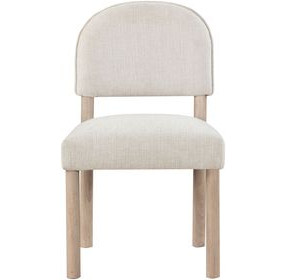 Gabby Light Brown Upholstered Side Chair Set of 2