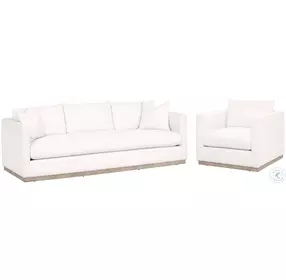 Siena LiveSmart Machale Ivory Performance Fabric Living Room Set