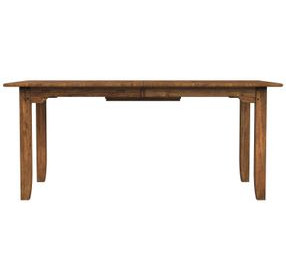 Silverdale Russet 90" Extendable Rectangular Dining Table