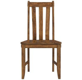 Silverdale Russet Slatback Side Chair Set of 2