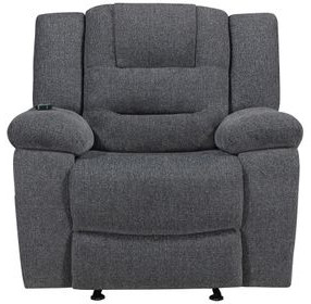 Redondo Dark Gray Glider Recliner