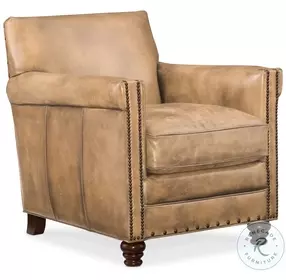 Potter Natchez Brown Club Chair