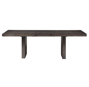 Evan Brown 96" Extendable Rectangular Dining Table