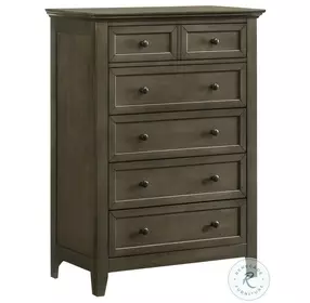 San Mateo Youth Gray 5 Drawer Chest
