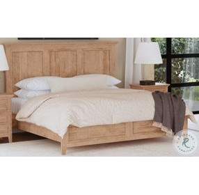 San Mateo Wheat King Panel Bed