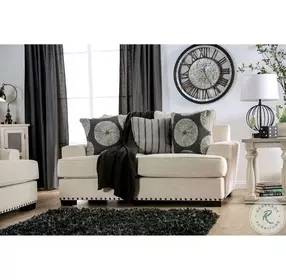 Germaine Cream Loveseat