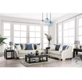 Nefyn Ivory Living Room Set