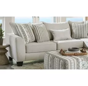 Clapham Beige LAF Loveseat