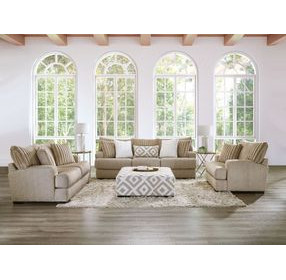 Loughlin Light Brown Living Room Set