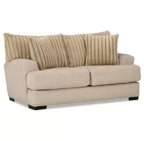 Loughlin Light Brown 72" Loveseat