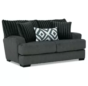 Loughlin Gun Metal 72" Loveseat