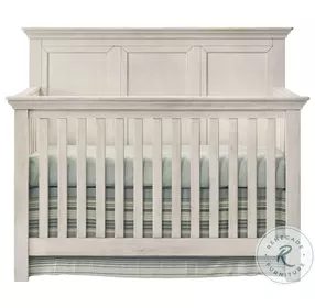 San Mateo Rustic White Convertible Standard Crib