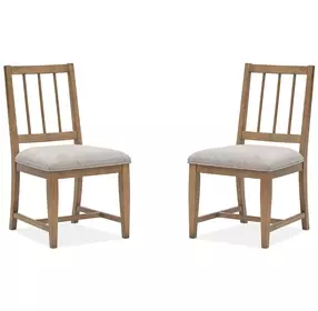 Lindon Gray Upholstered Side Chair Set of 2