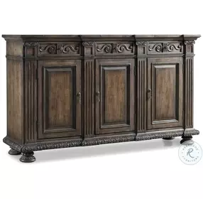 Rhapsody Rustic Walnut 72'' Credenza