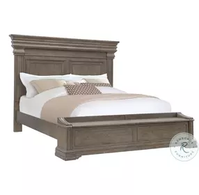 Madison Ridge Queen Panel Bed with Chest Footboard