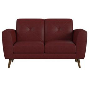 Symphony Red 65" Loveseat