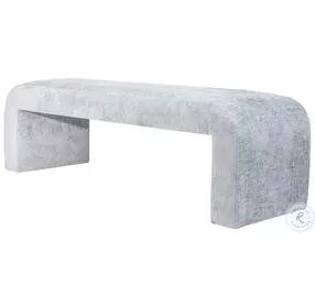 Sophia Blue Large Upholstered Bench