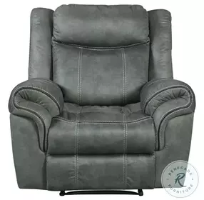 Tasso Sorrento Charcoal Glider Recliner