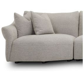 Playful Canes Cobblestone LAF Bumper Chaise